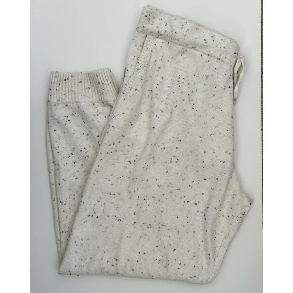 Haven Well Within Knit Pants Womens Size XL Tweed Joggers Pull On Ivory Lounge - Picture 1 of 10